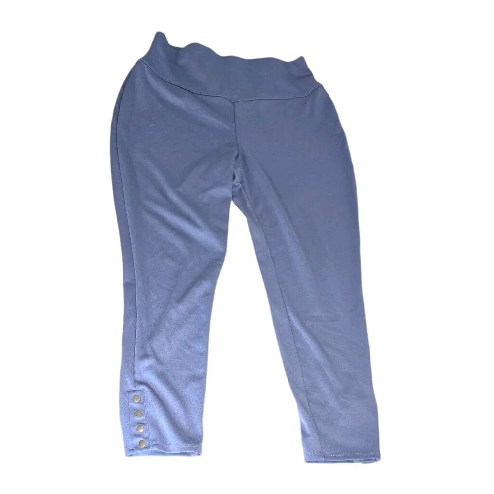 Serena Willams Signature Statement Womens Snap Ankle Leggings Size XL Gray Pants